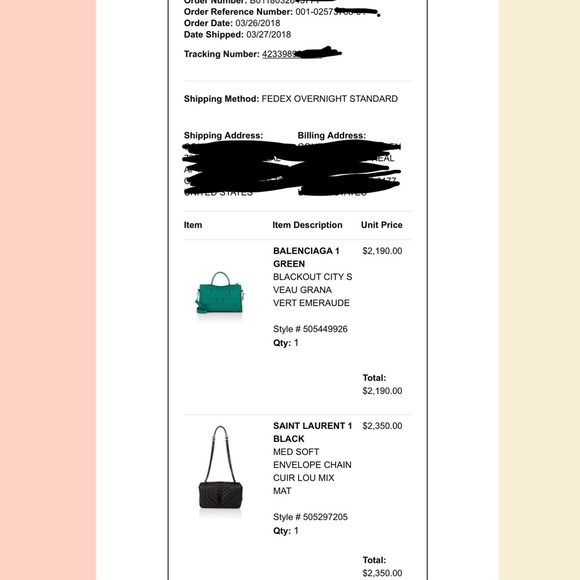 ❌ SOLD ❌ Saint Laurent Medium Envelope - Picture 8 of 8